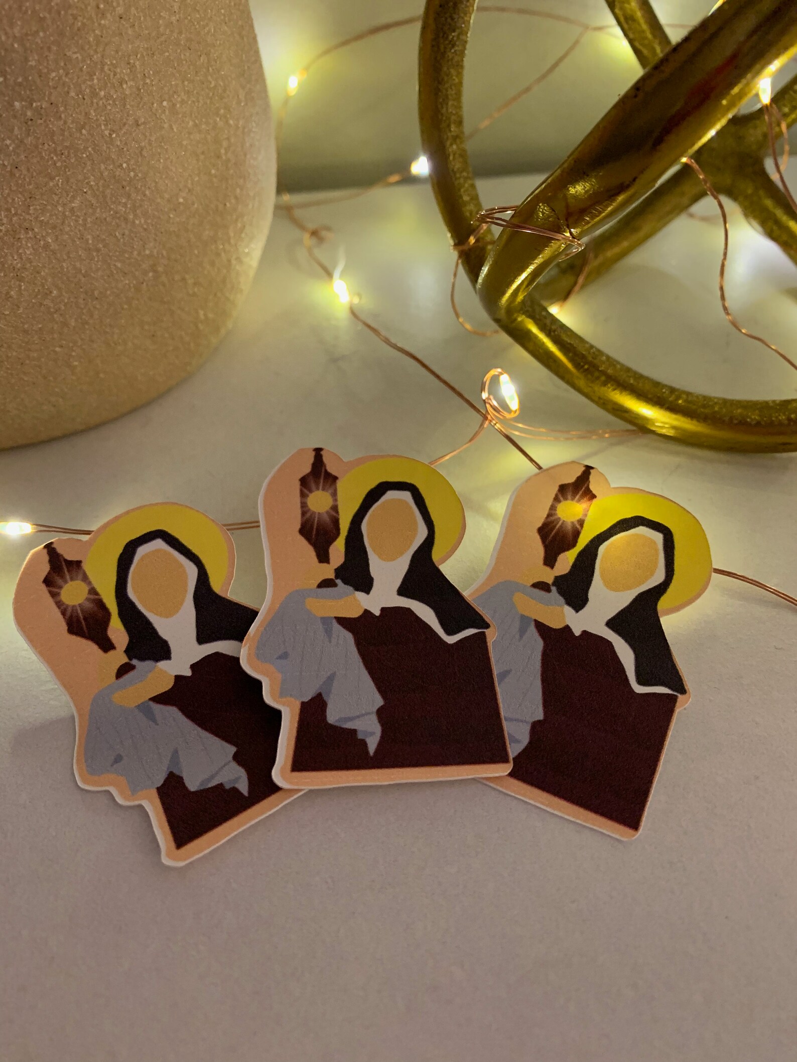 St. Clare of Assisi Sticker - Etsy