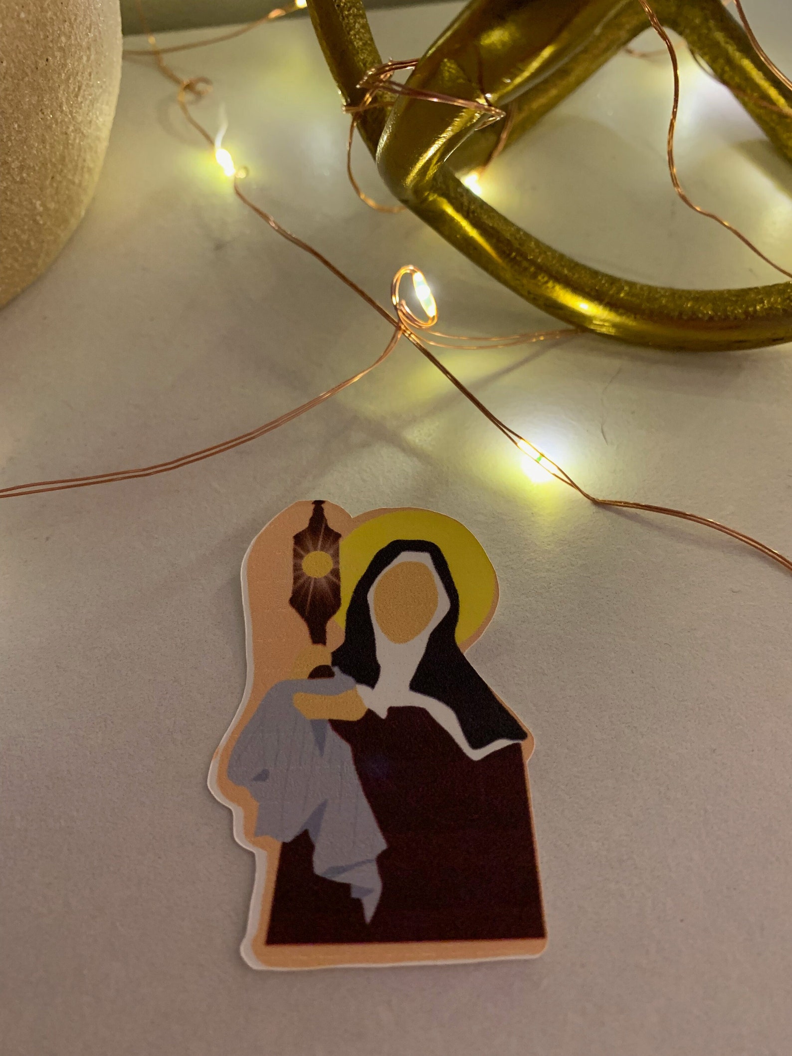 St. Clare of Assisi Sticker - Etsy