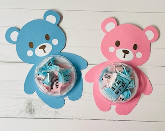 Teddy Bear, Baby Shower, Gender Reveal Party Favors