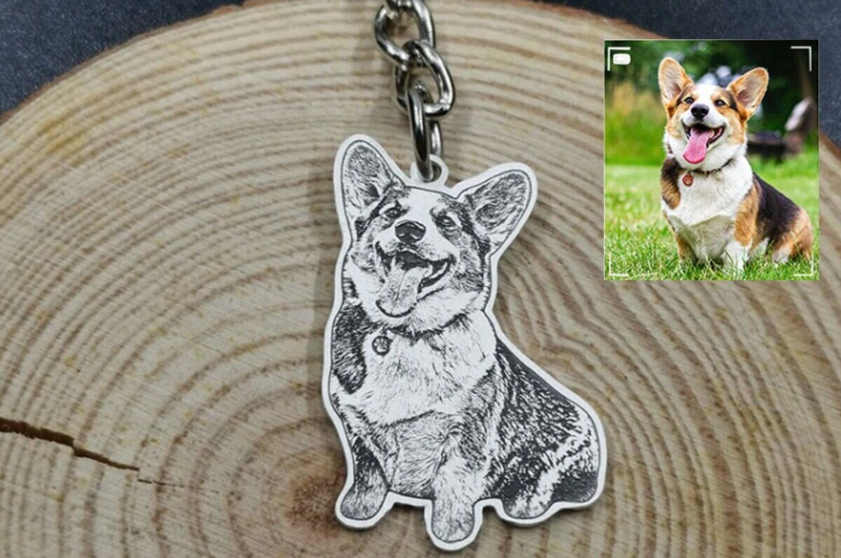 Life-like Keychain Personalized Pet 