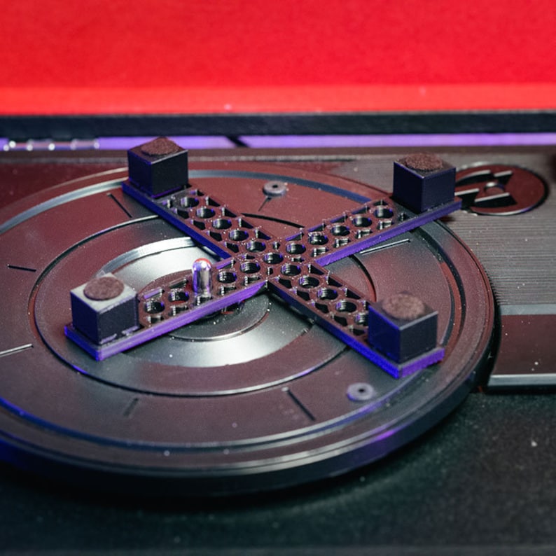 Record Player Riser Dave's Spin Dye Jig Rig - 3D Printed Record Player Riser - Etsy
