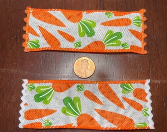 Mini Easter Carrot Table Runner 4 1/8”