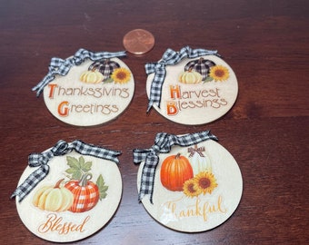 Miniature Fall Thanksgiving Wreath Blessings