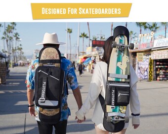 skateboard holder for backpack