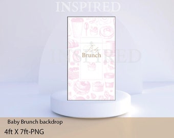 Baby Brunch Backdrop