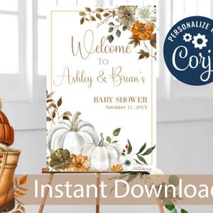Fall Welcome sign- 2 - INSTANT DOWNLOAD