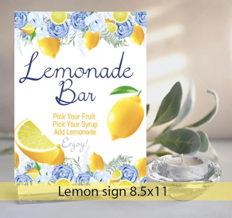 Lemon Bar Sign - Etsy