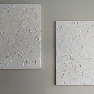 Abstract Plaster Wall Art (Multiple Sizes)