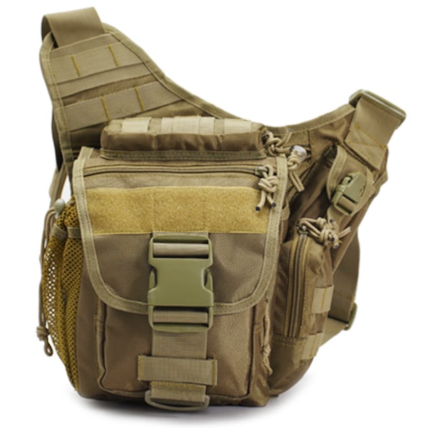 Waterproof Hiking Sling Tactical Waist Bag - Kahki