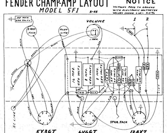 Esquemas de amplificadores Fender y manuales de propietarios Más de 200 descargas digitales instantáneas