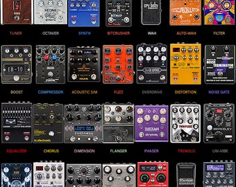 Build Your Own Guitar Effects Pedals - Schematics & Diagrams - Digital Files Instant Download