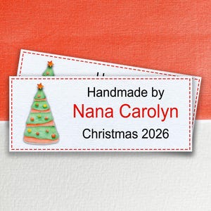 Etiquetas para colchas navideñas, etiquetas de tela, parches para colchas, etiquetas con logotipo, etiquetas para colchas hechas a mano, etiquetas personalizadas, etiquetas personalizadas