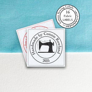 Fabric labels Quilt Block label Quilt patch Logo Labels logo labels sew in custom fabric tag sewing tags Cotton labels sewing machine logo