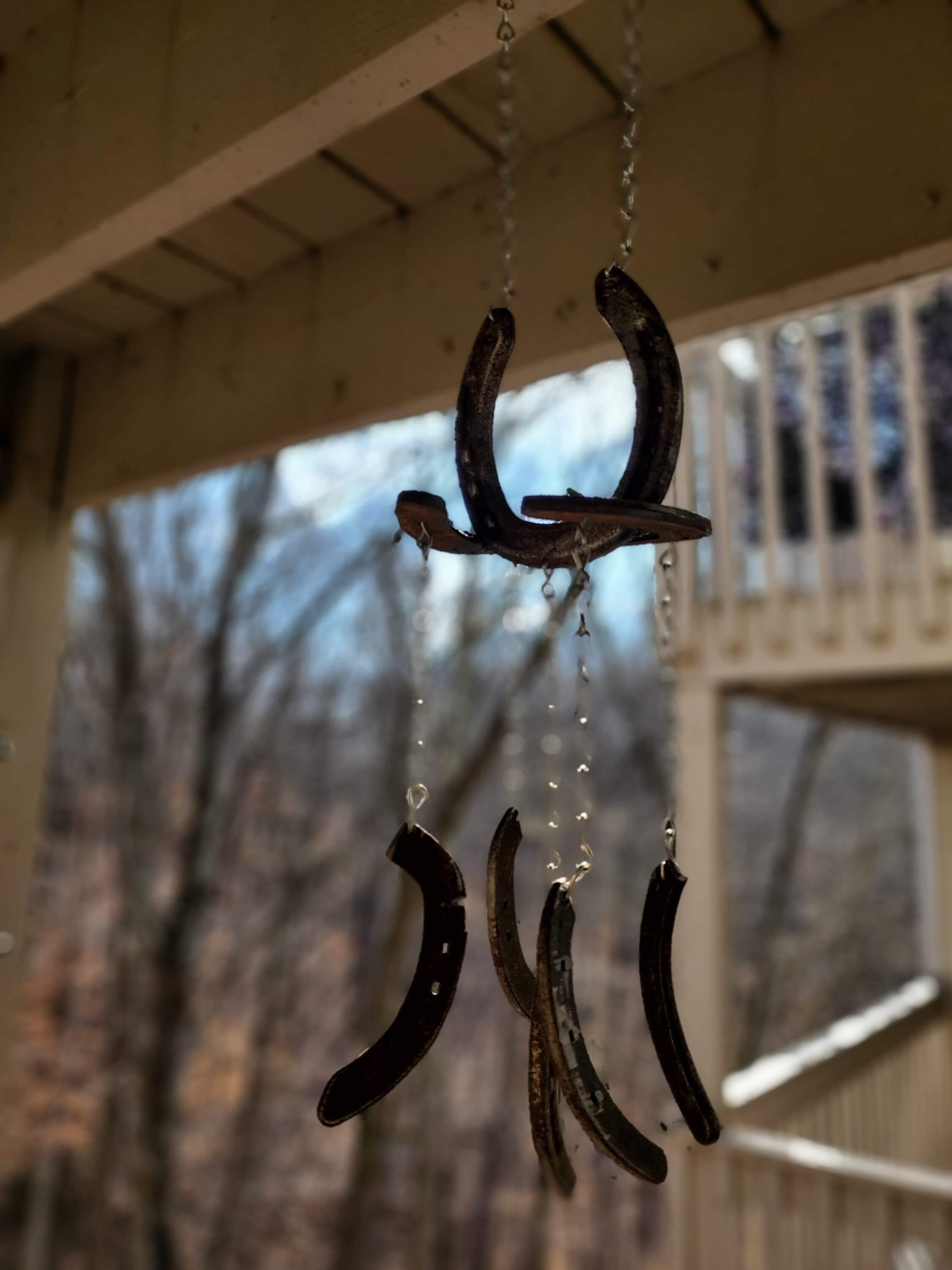 Horseshoe Wind Chime Etsy