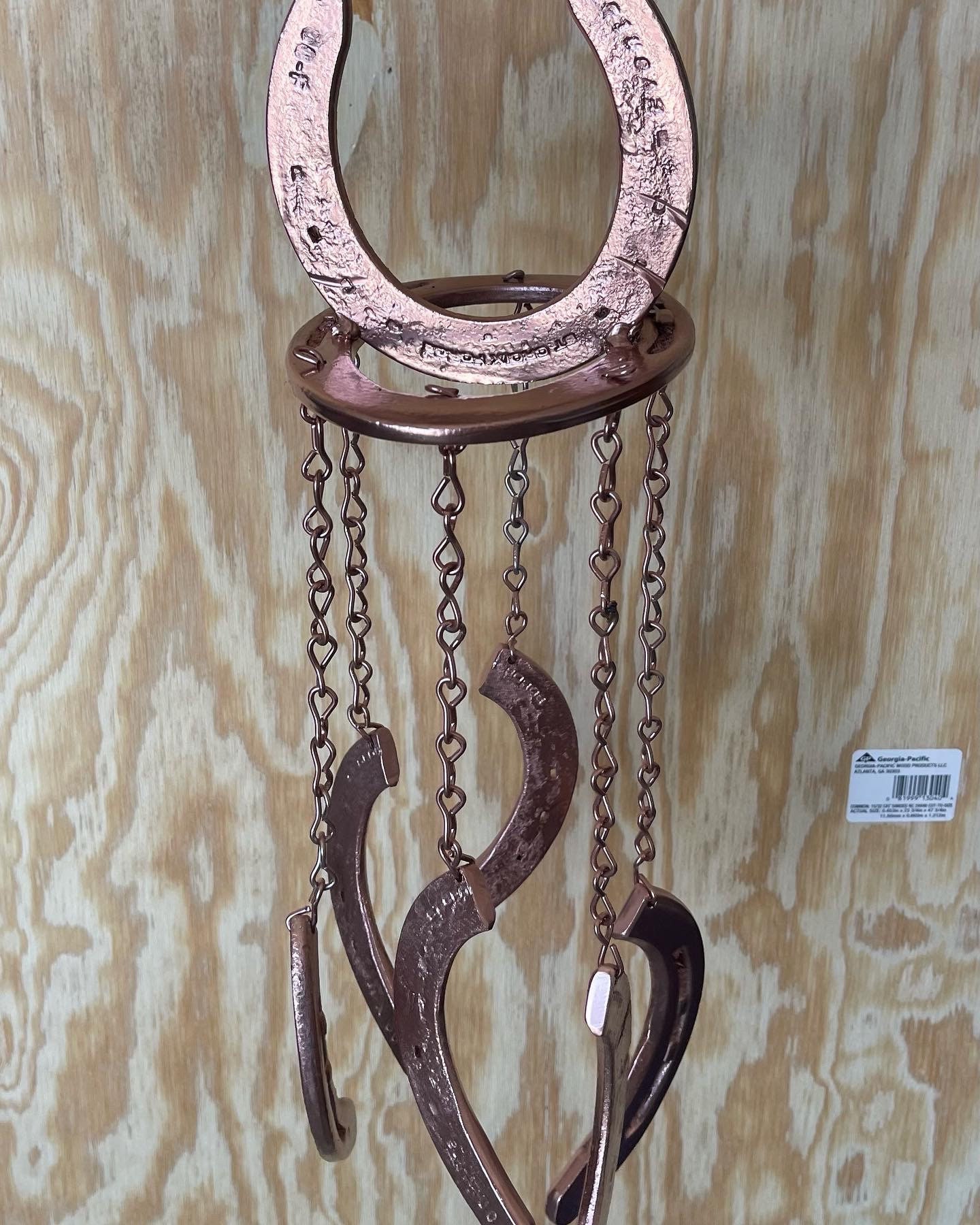 Horseshoe Wind Chime Etsy