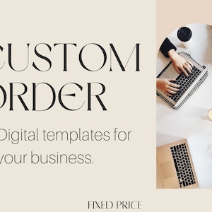 Commande personnalisée - Modèles numériques personnalisés pour petites entreprises