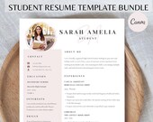 Student Resume Template and Cover Letter, College Resume Template, Resume Template Bundle, Student Resume Template, Cover Letter Template