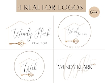 Makelaar logo, onroerend goed logo, vastgoedmarketing, logo creatie, makelaar logo ontwerp, logo ontwerp voor kleine bedrijven, gouden huis logo