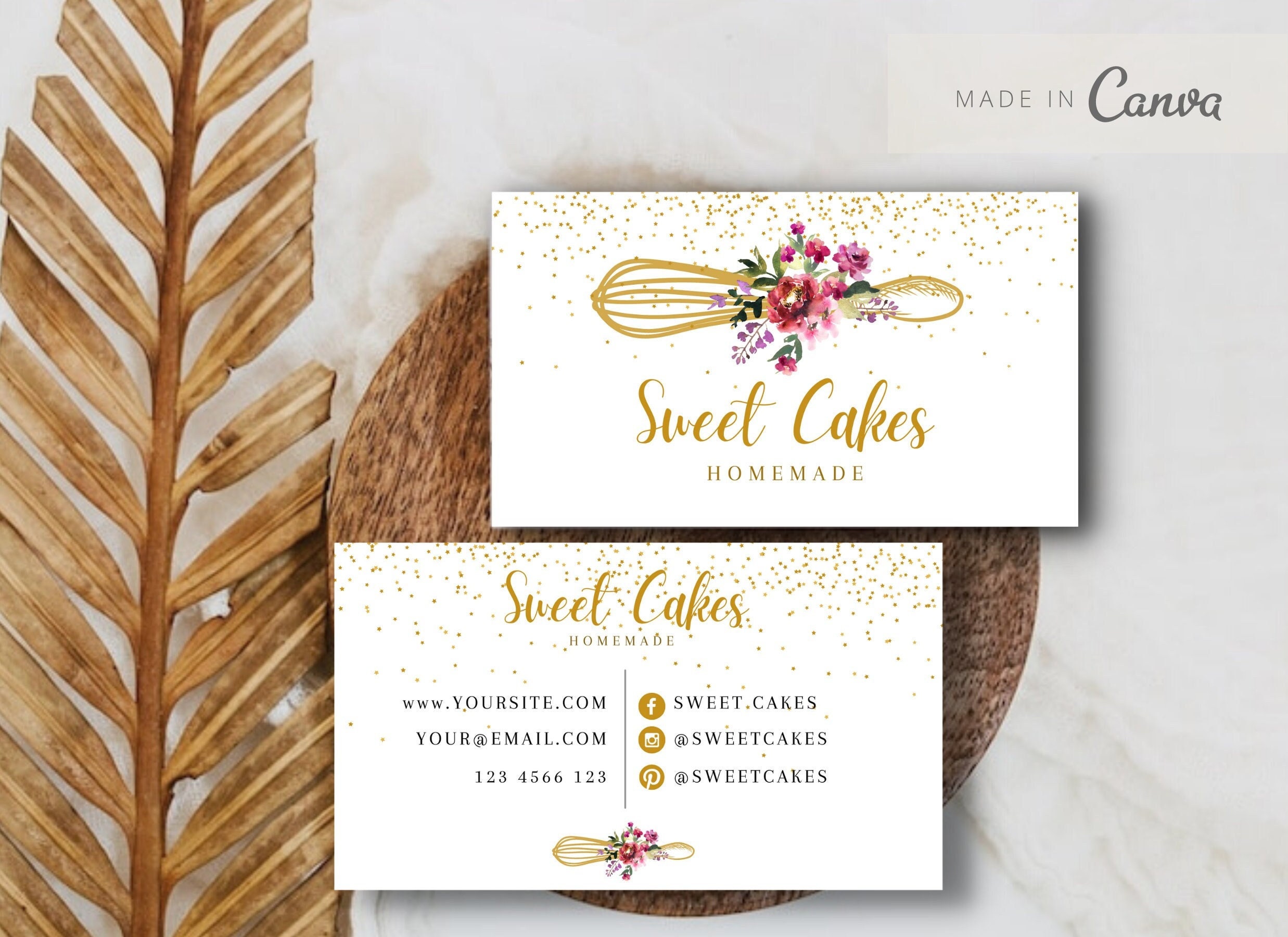 Free Printable Cake Decorating Business Cards