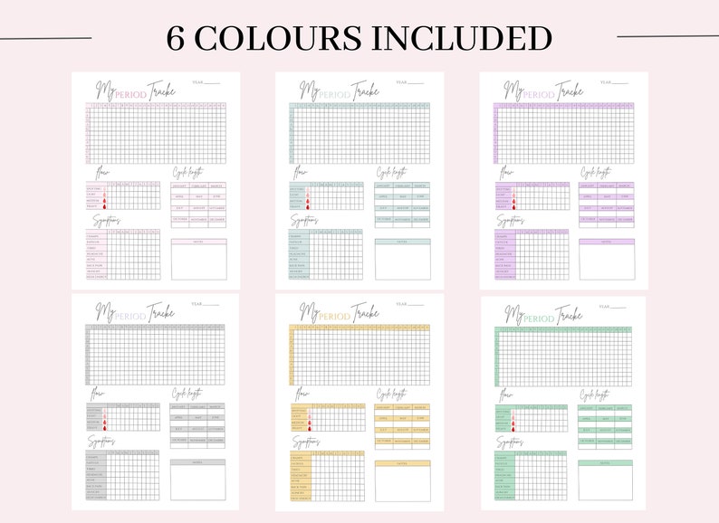 printable cycle planner
