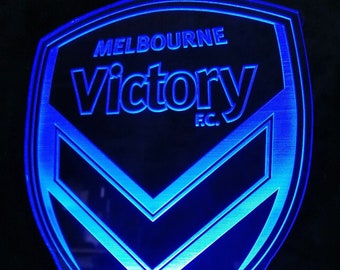 Melbourne Victory soccer club LED light display