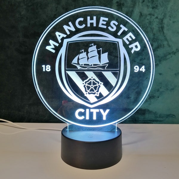 Manchester City LED light with remote control