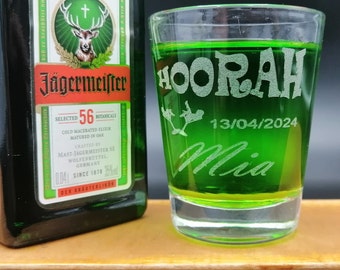 Personalized Engraved Hen's Shot Glasses! Raise a Toast in Style