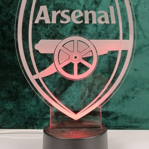 Arsenal soccer club Led light image 4