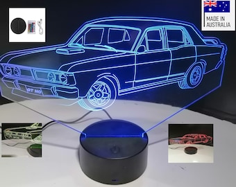 Muscle CARS classic LED sign with multifuction remote control