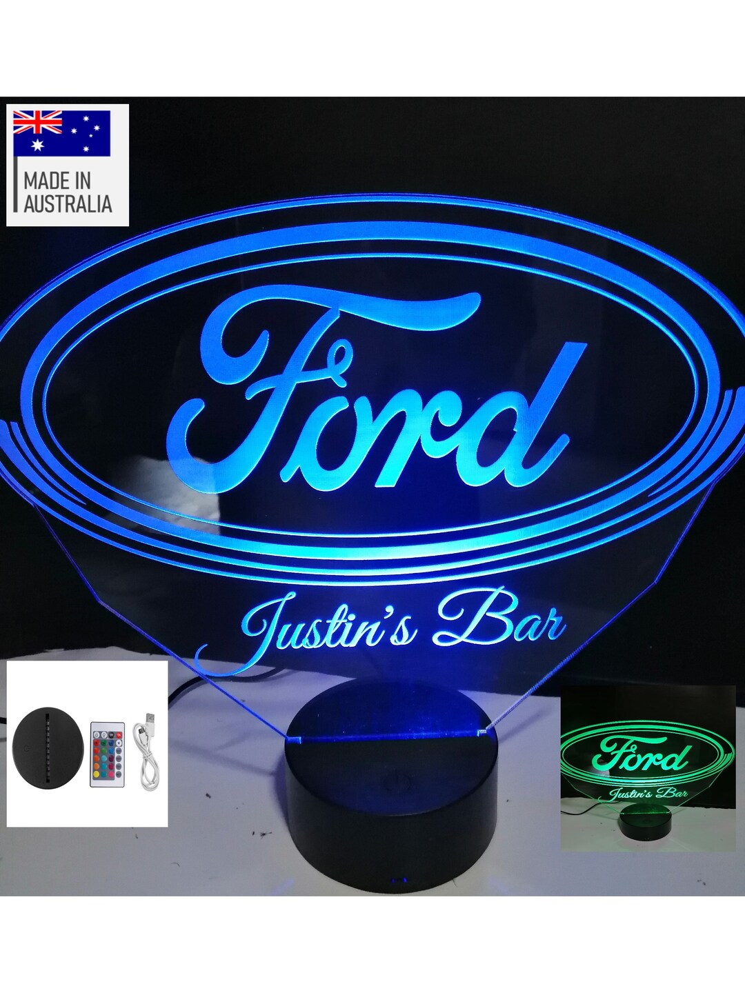 Custom Led Bar or Bar and Grill Sign With Multi-fuction Remote - Etsy ...