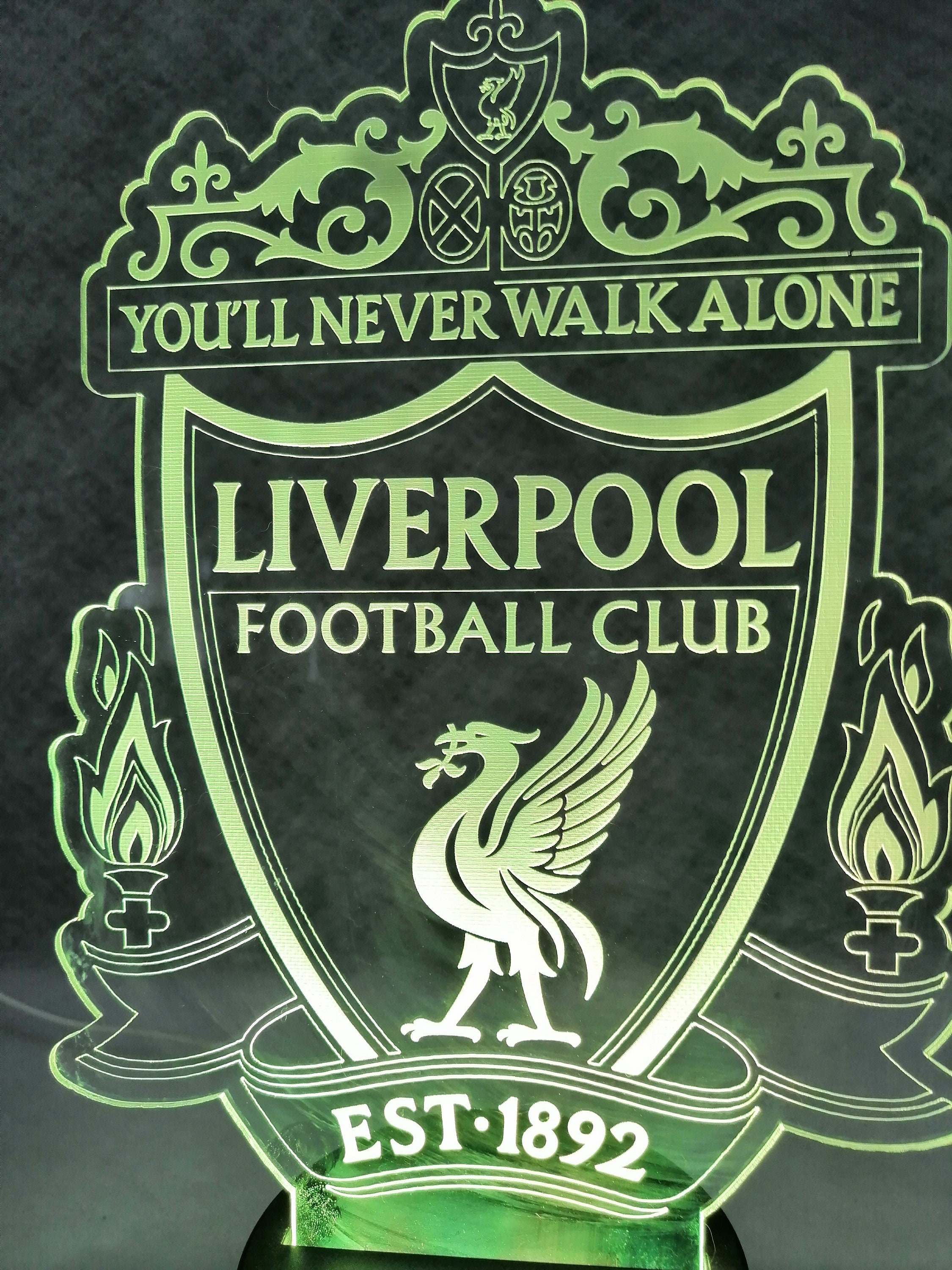Liverpool リバプールFC LEDライト ロゴプレート Liverpool リバプールFC LEDライト ロゴプレート Liverpool