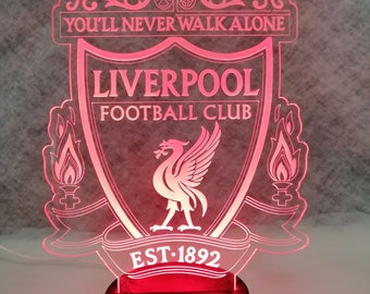 I Love Liverpool Illuminated Dual Color LED Enseigne Lumineuse Neon Sign Rouge et jaune 400 x 300mm st6s43-i0845-ry