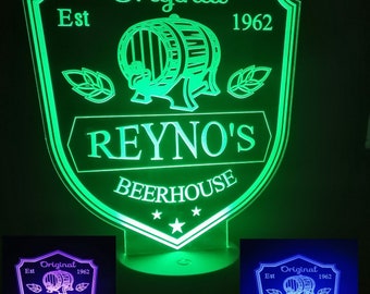 Beerhouse bar LED Personalised display