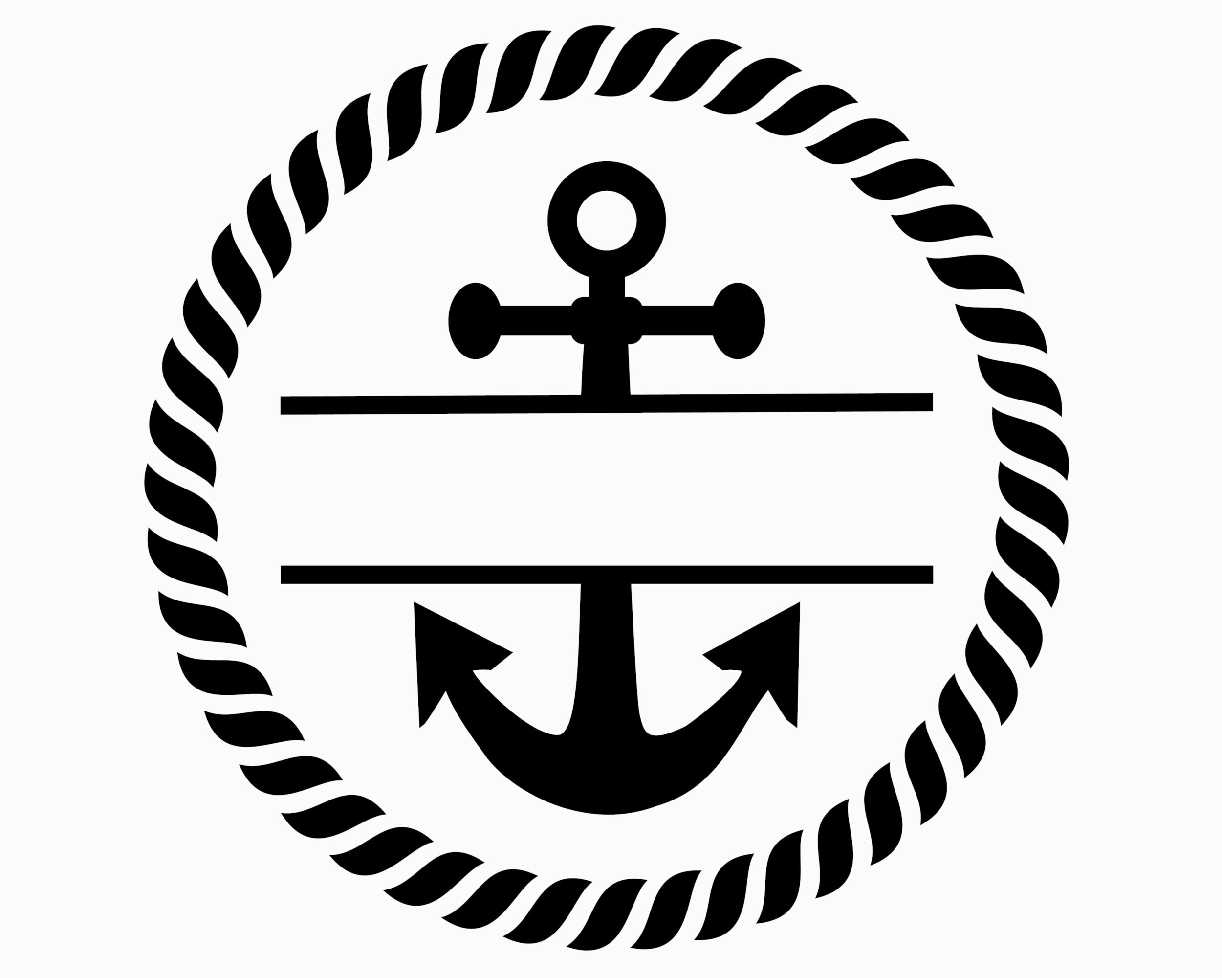 Nautical Rope Stencil 