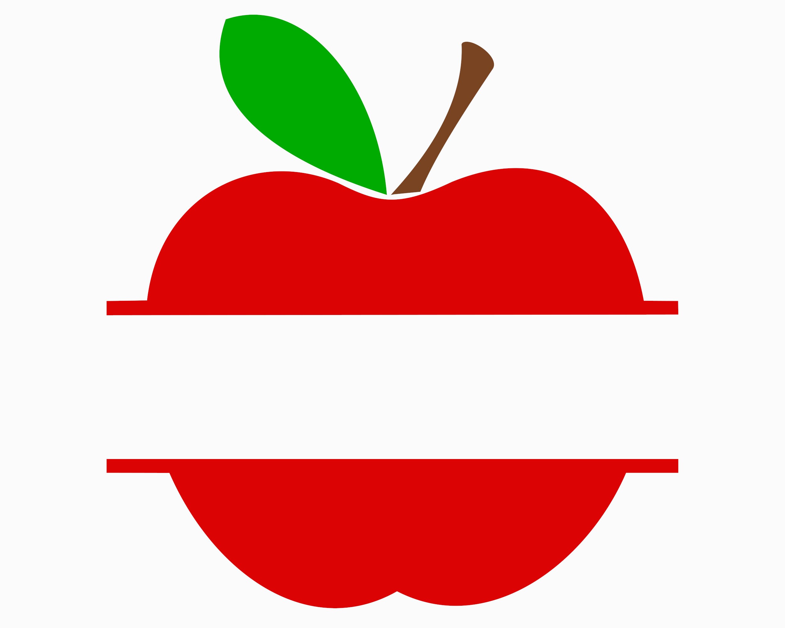 Apple Name Frame SVG Best Teacher SVG Teacher Appreciation Etsy