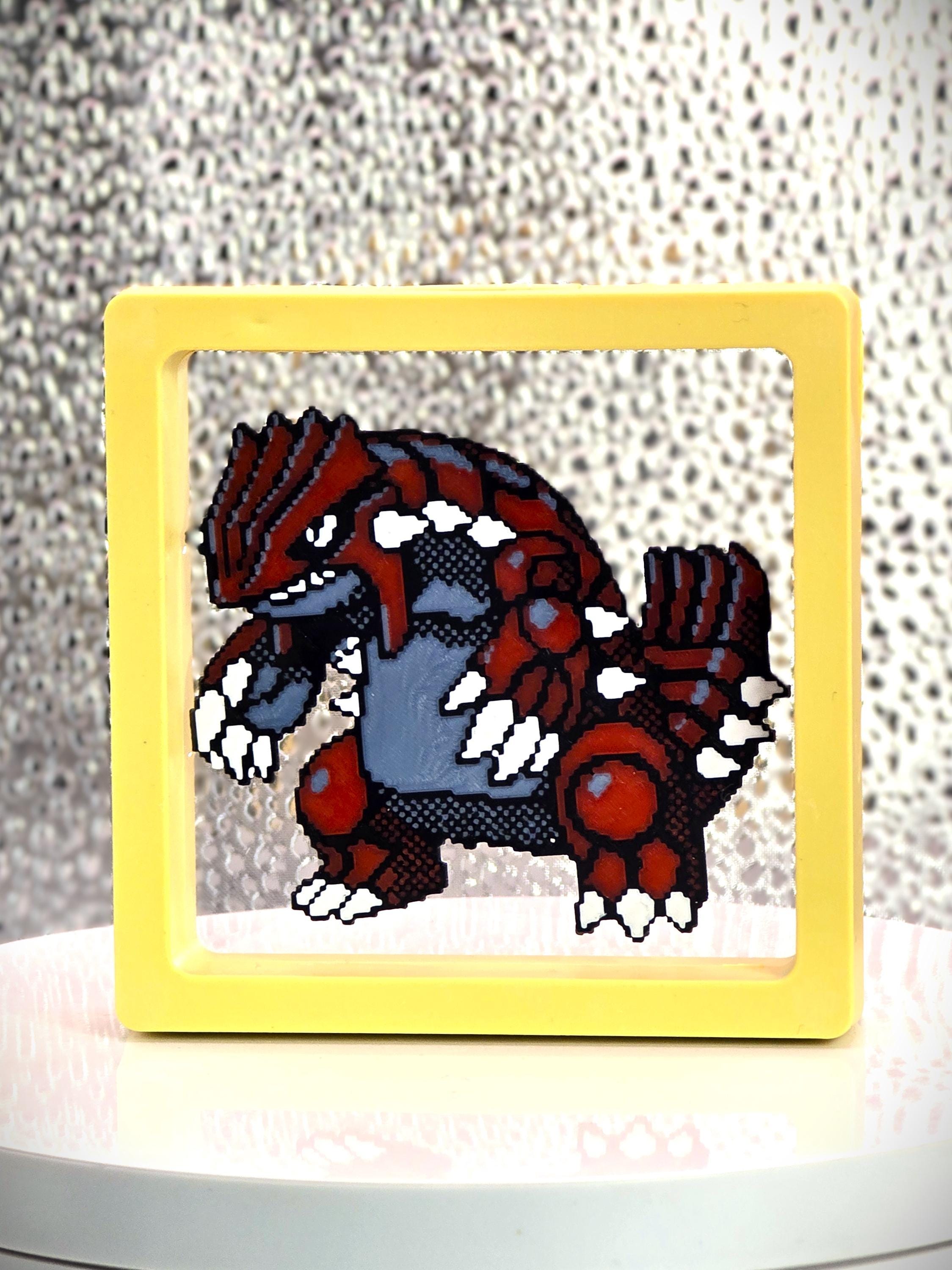Pokemon Pixel Art Floating Frame - Custom Digital Monster Figure ...