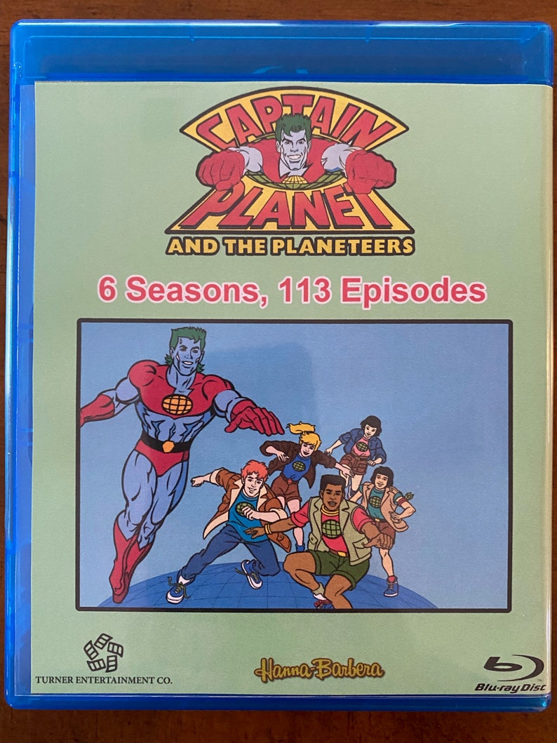 Captain Planet Complete Series Blu Ray Set image 2