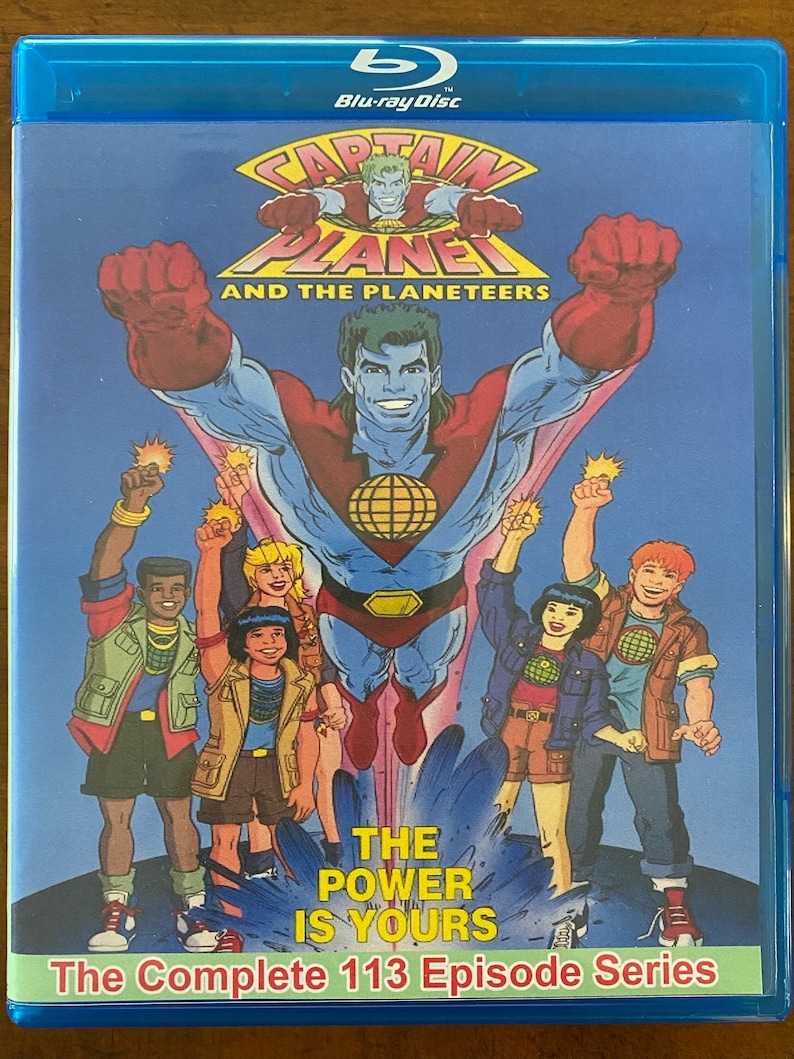 Captain Planet Complete Series Blu Ray Set image 1