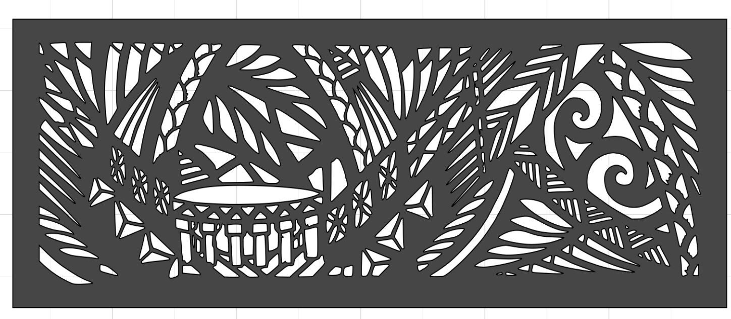 Samoan Kava Bowl Cake Stencil Etsy Australia