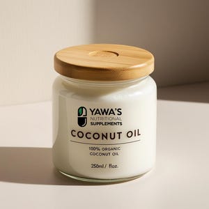 100% Bio-Kokosöl nicht raffiniert