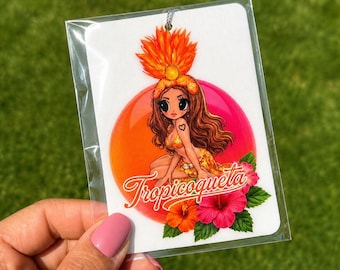 TROPICOQUETA AIR REFRESHER, emoji, bichota air refresher