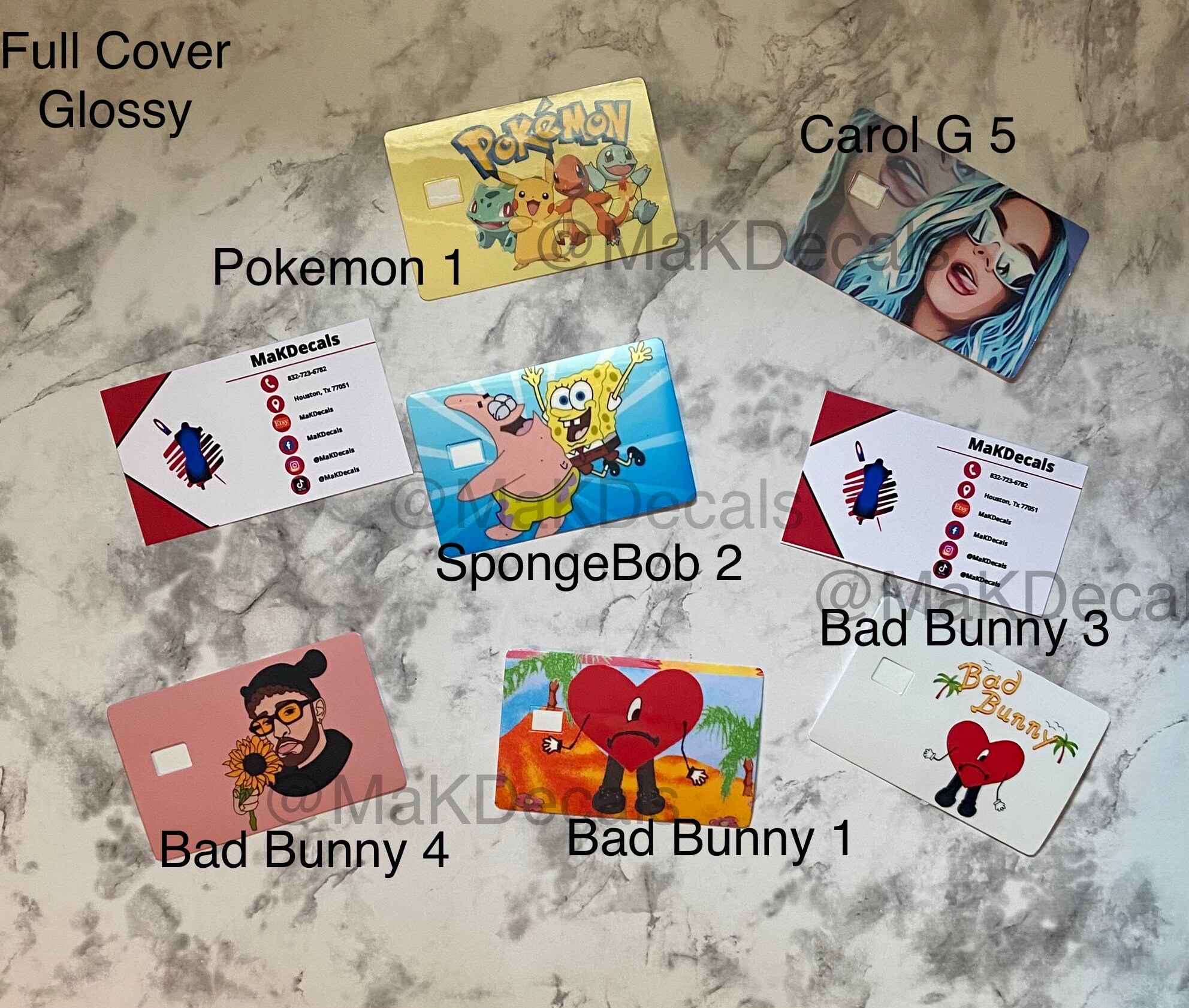 Custom Debit/credit Card Skin Makdecals Card Sticker Card - Etsy