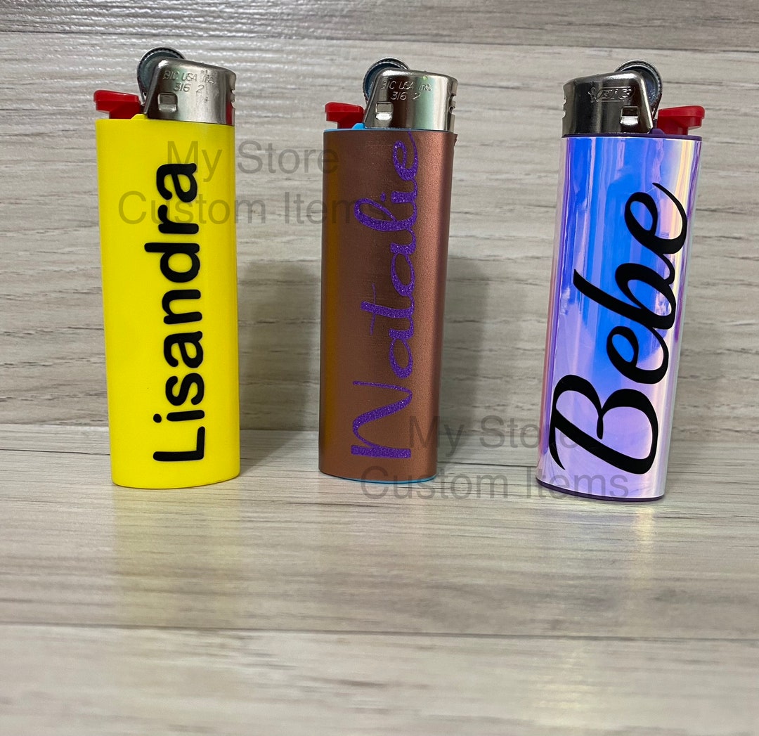 Personalized Lighter Wraps Black Lighter Glittery Lighters Etsy
