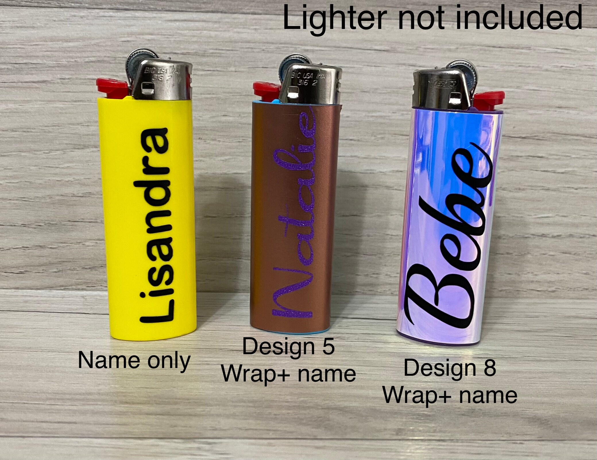 Personalized Lighter Wraps Black Lighter Glittery Lighters Etsy