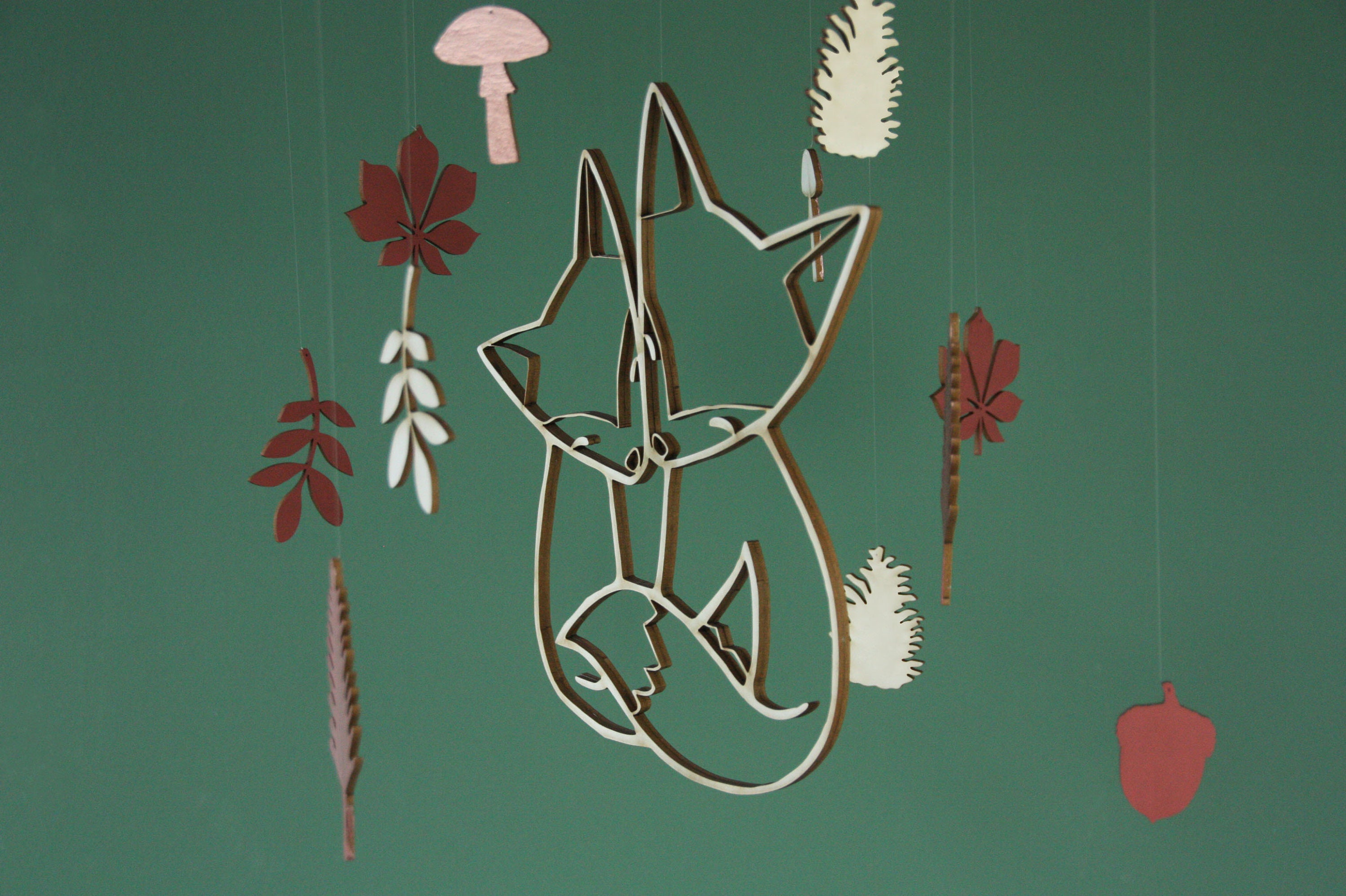 Suspension, Mobile Renards en Kit Diy