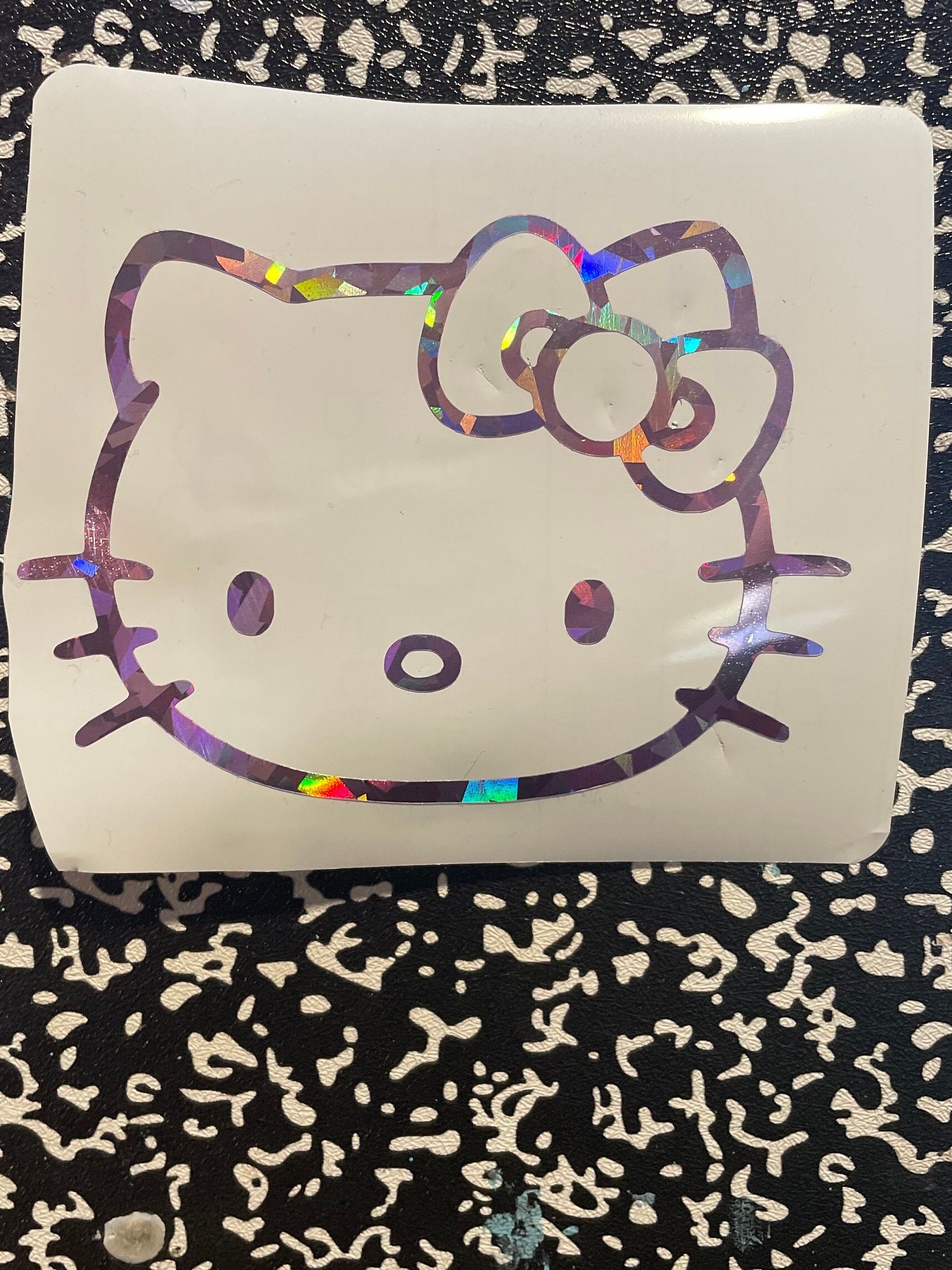Hello Kitty, Sanrio, My Melody, Kawaii Sticker, Cute, Kuromi Sticker,  Holographic Decal Anime, Holographic Hello Kitty, Laptop Sticker, Love