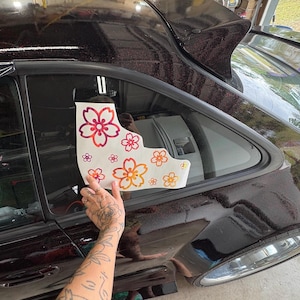 Calcomanía holográfica del coche, Jdm, pegatina de peeper, calcomanía de coche esqueleto, estandarte de parabrisas, pegatina de peeper de clase al acecho, pegatina Jdm