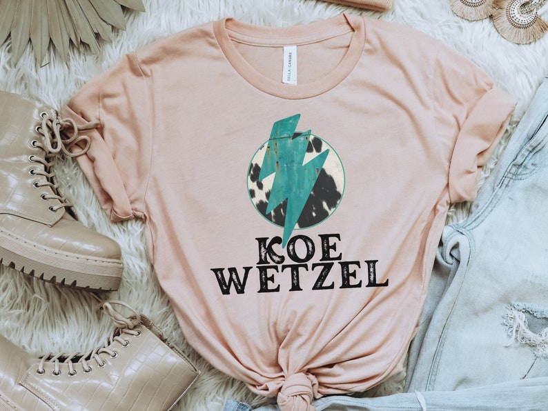 Country Music Koe Wetzel Country Concert Merch Womans Etsy