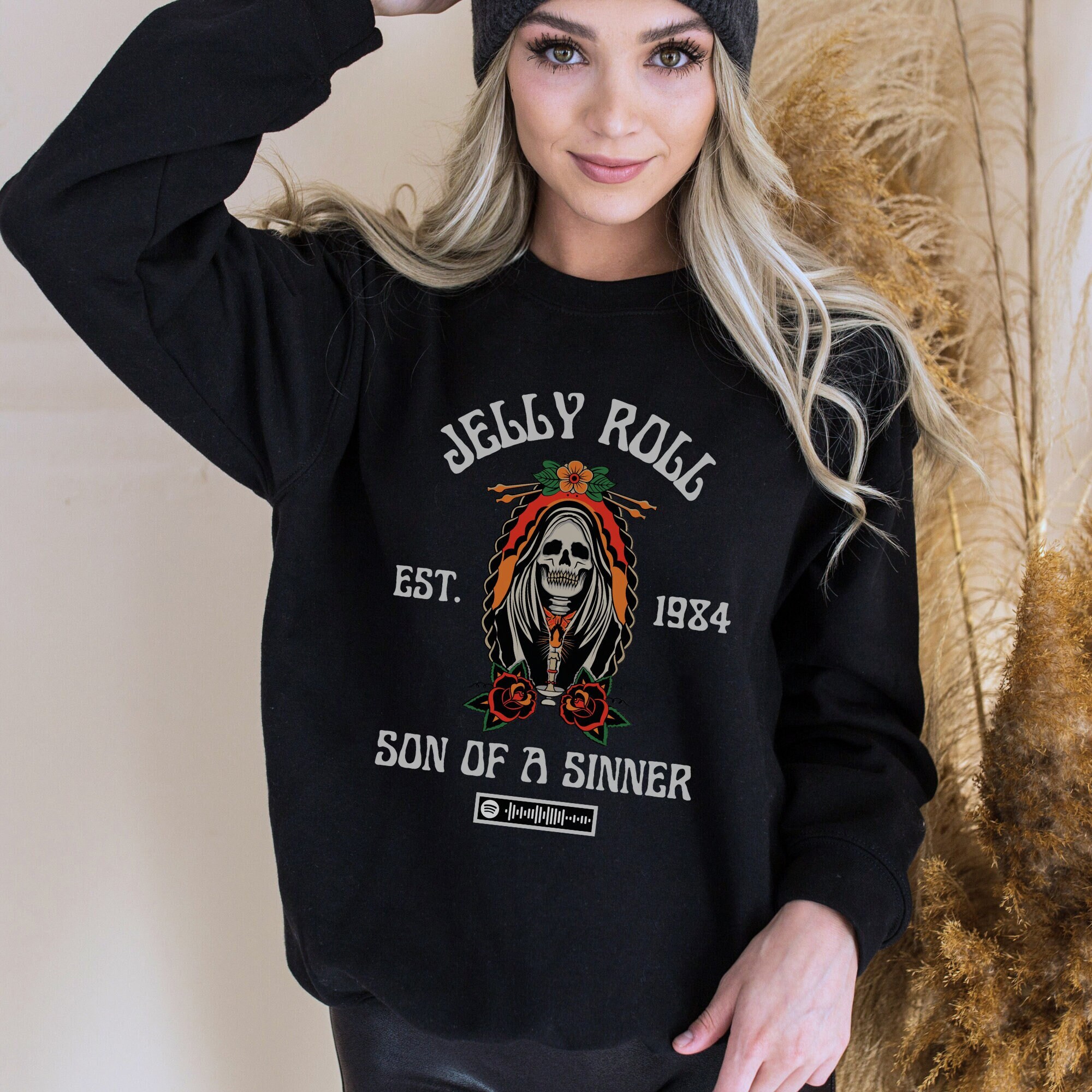 Jelly Roll Sweatshirt Son of a Sinner Comfy Sweatshirt Song