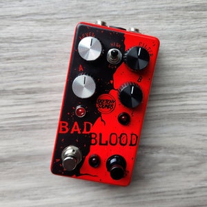 Sketchy Sounds Bad Blood Germanium Overdrive Guitar Pedal
